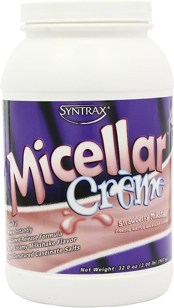 Протеин Micellar Creme, 907 g, SYNTRAX Клубничный коктейль - фото 1 - id-p108130546