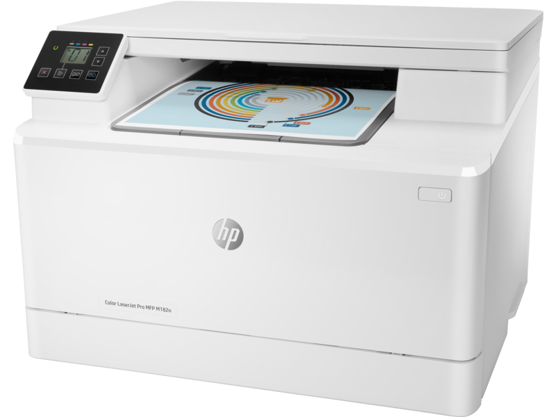 HP 7KW54A многофункциональный аппарат лазерный цветной Color LaserJet Pro MFP M182n: принтер, сканер, копир. - фото 2 - id-p109388136