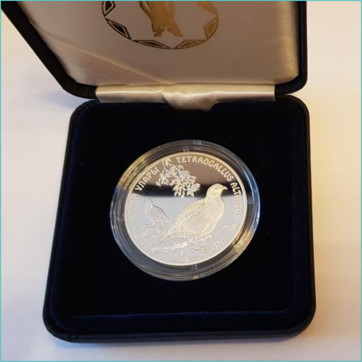 Монета "Алтайский улар" (500 тенге) Серебро - фото 3 - id-p109388192