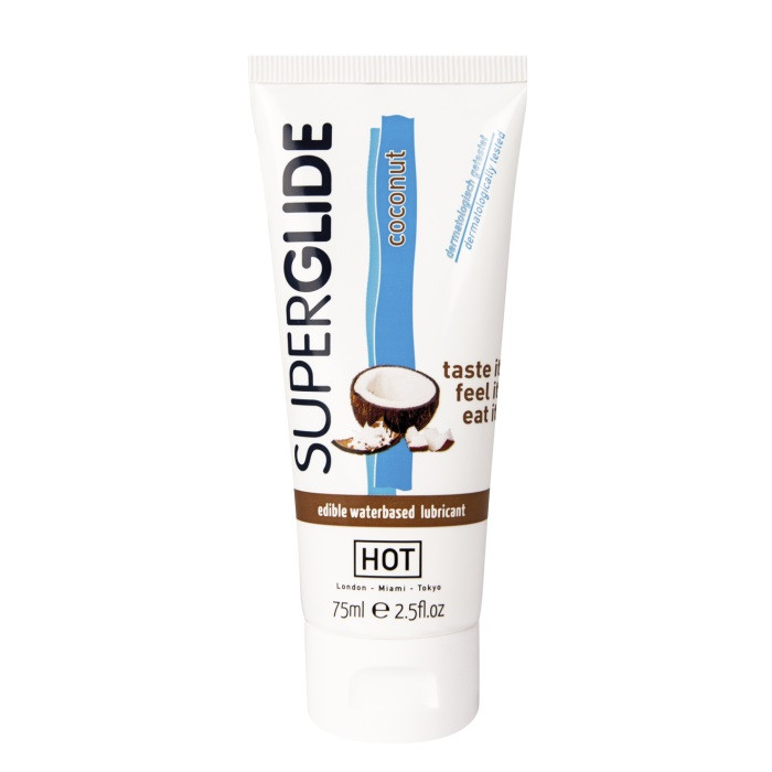 Съедобная Смазка Superglide,вкус кокоса, 75 мл