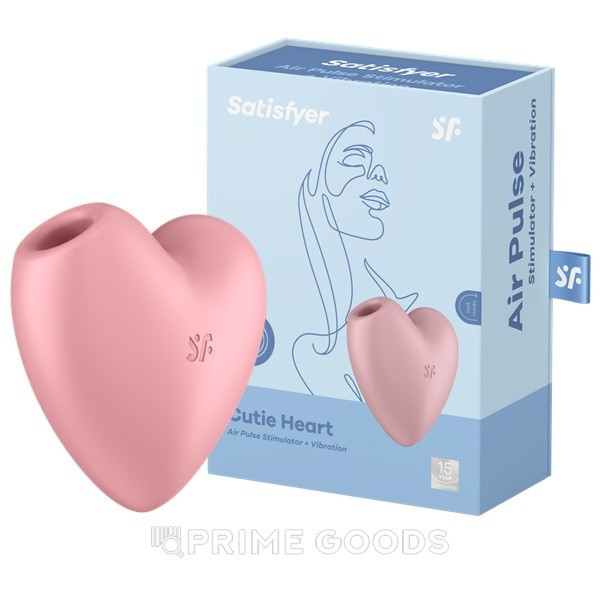 Вакуумно-волновой стимулятор Cutie Heart от Satisfyer