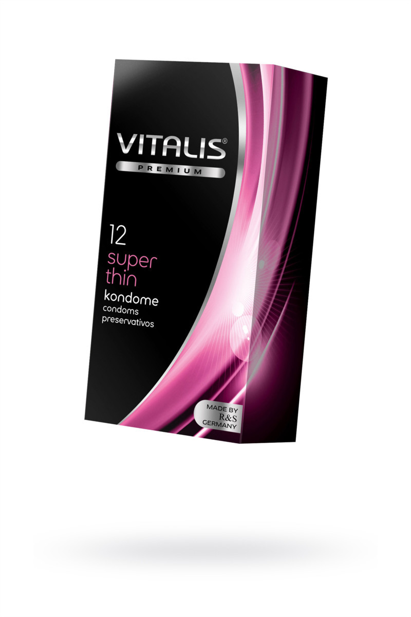 Презервативы VITALIS PREMIUM, супер тонкие, 12 штук