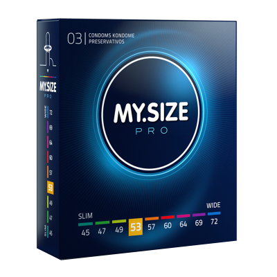 Презервативы «MY.SIZE» 53 размер, 3 шт