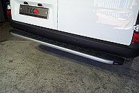 Задняя подножка алюминиевая с пластиковой накладкой (карбон черный) 1720 мм ТСС Sollers Atlant 2023-