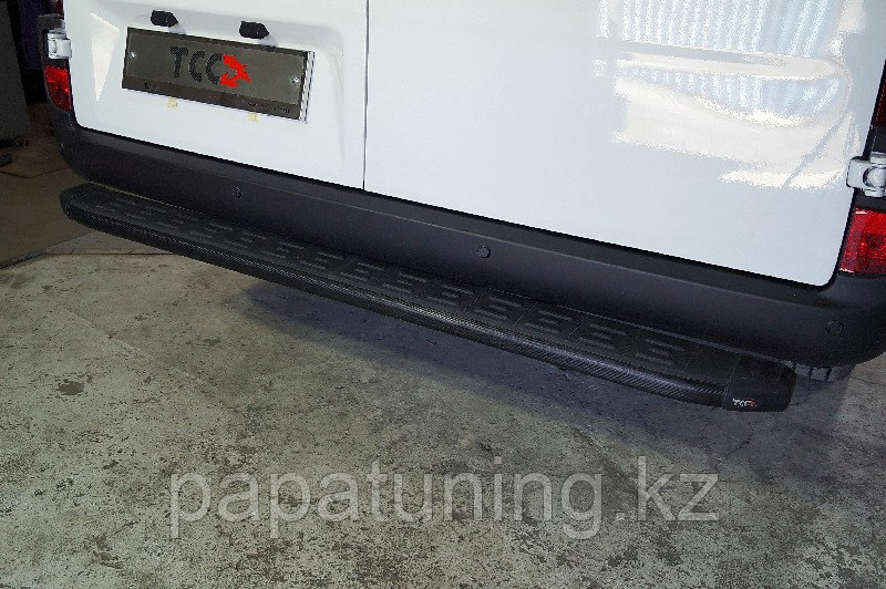 Задняя подножка алюминиевая с пластиковой накладкой (карбон серый) 1720 мм ТСС Sollers Atlant 2023-
