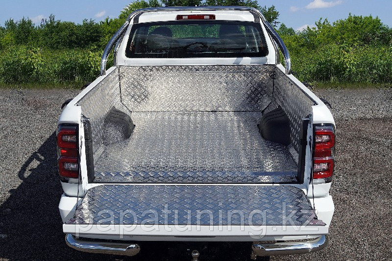 Защитный алюминиевый вкладыш в кузов автомобиля (комплект) ТСС для Great Wall POER KINGKONG 2023- - фото 1 - id-p109389658