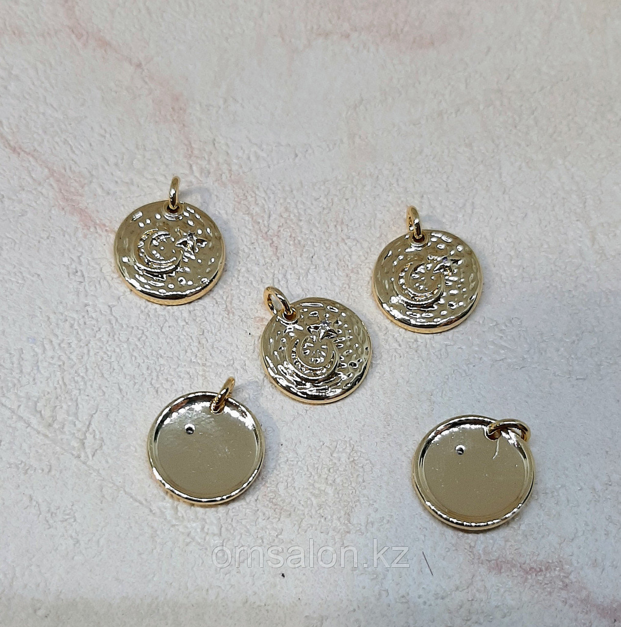 Навеска Полумесяц со звездой, 11мм, фото 1