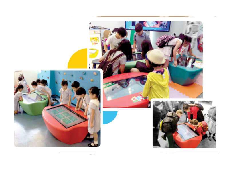 Интерактивный стол Hanshin eFUNtable FT-32 ЗЕЛЕНЫЙ - фото 1 - id-p109390493