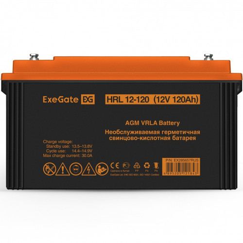 ExeGate HR 12-120 сменные аккумуляторы акб для ибп (EX282989RUS) - фото 2 - id-p109395603