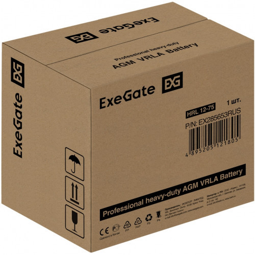 ExeGate HRL 12-75 сменные аккумуляторы акб для ибп (EX285653RUS) - фото 6 - id-p109395606