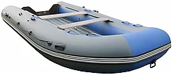 Лодка REEF-360 F НД графит/синий