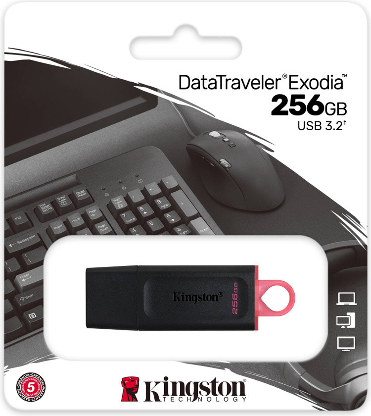 USB 3.2 Память USB Flash Kingston DataTraveler Exodia 256Gb - фото 3 - id-p109387667