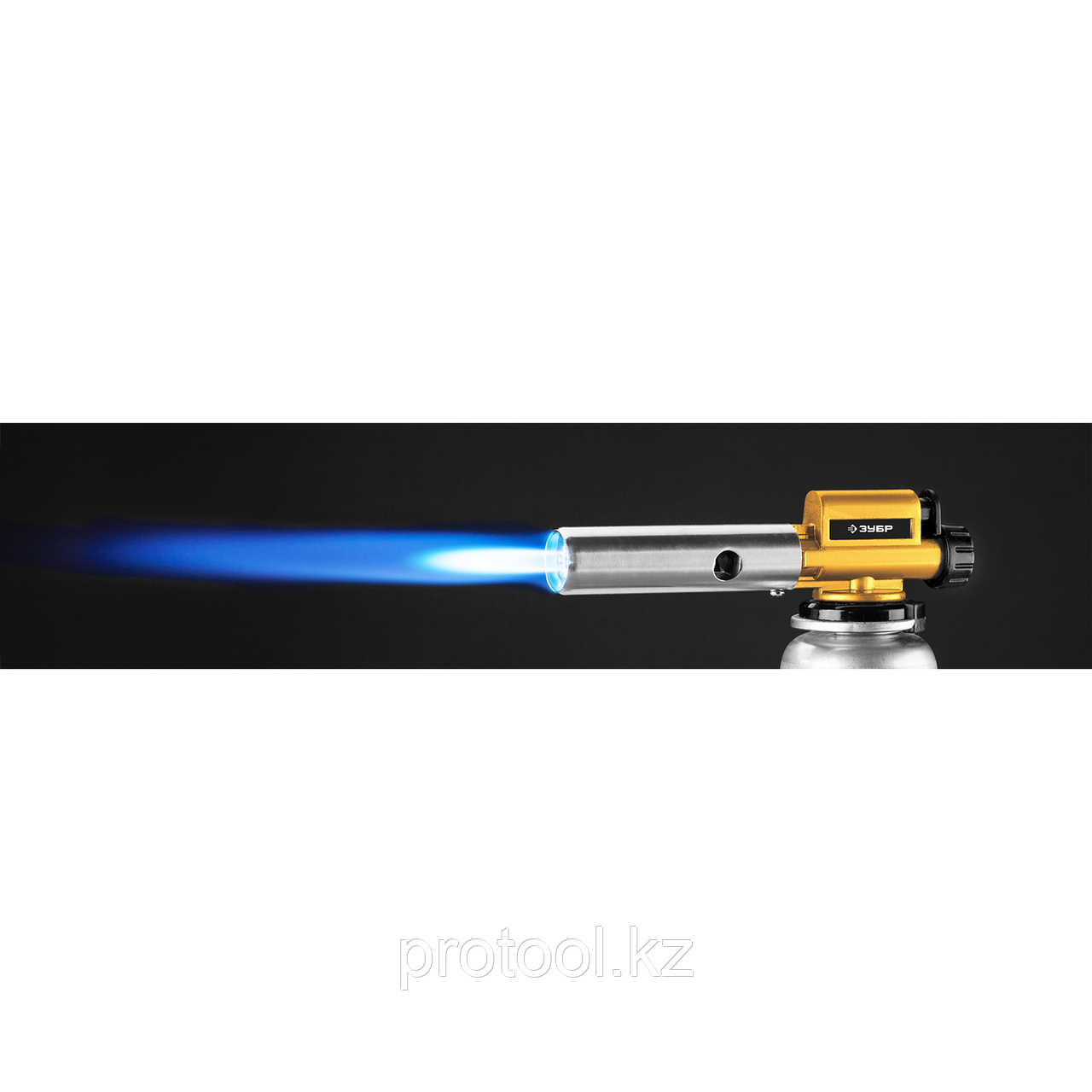 Газовая горелка ЗУБР ГПМ-800 цельнометаллическая, с пьезоподжигом, на баллон с цанговым соединением, 1300°C, П - фото 5 - id-p109397943