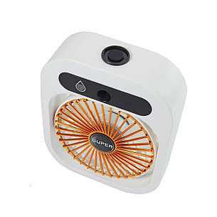 Портативный аккумуляторный мини-вентилятор с увлажнением воздуха (4859), фото 2