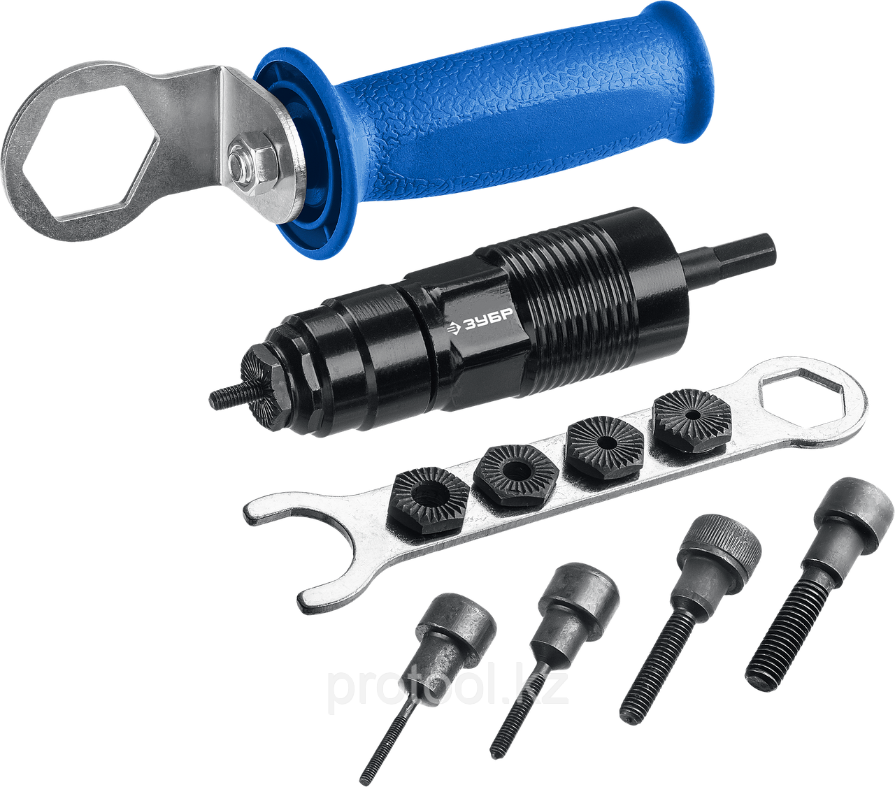 ЗУБР НР-М8  насадка-заклепочник на шуруповерт, Профессионал