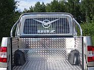 Защитный алюминиевый вкладыш в кузов автомобиля на пластик (дно, борт) ТСС UAZ Pickup 2015-