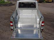 Защитный алюминиевый вкладыш в кузов автомобиля (дно, борт) ТСС UAZ Pickup 2015-