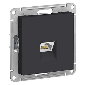РОЗЕТКА компьютерная RJ45 кат 6A, механизм, КАРБОН ATLASDESIGN