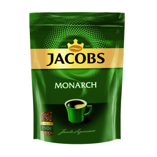 КОФЕ РАСТВОРИМЫЙ JACOBS MONARCH, 150гр.