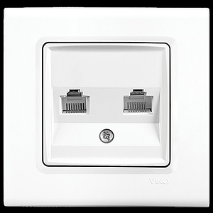 Двойная телефонная розетка LINNERA