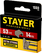 STAYER 14 мм скобы для степлера узкие тип 53, 1000 шт, фото 3