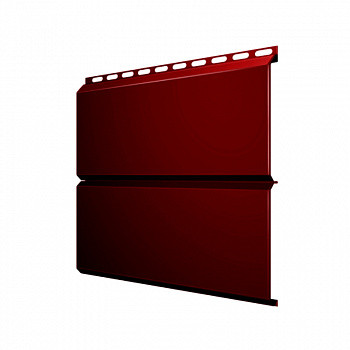 Металлосайдинг "ЕвроБрус" Полиэстер 0,45 RAL 3005, фото 1