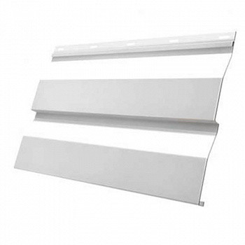 Металлосайдинг "Корабельная доска" Полиэстер 0,45 RAL 9003, фото 1