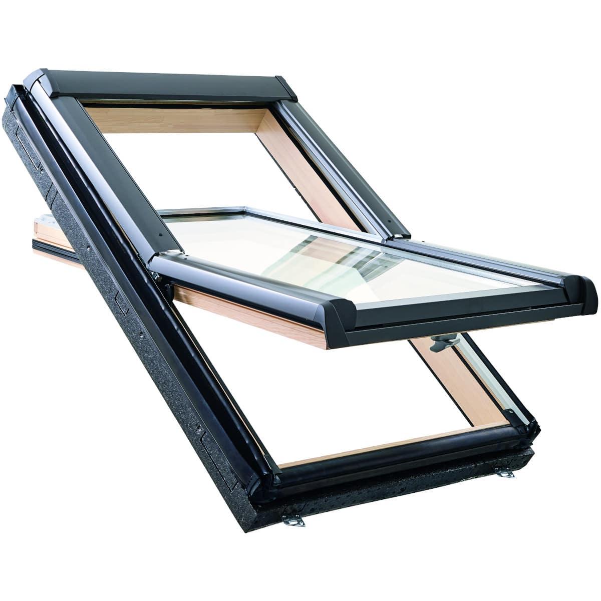 Мансардное окно ROTO Designo R49 (двухкамерный стеклопакет) - фото 1 - id-p109406396