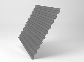 Профнастил оцинкованный НС21 (ширина 0,88/0,82)