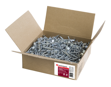 Ершённые гвозди оцинкованные SHINGLAS 30Х3,5 мм, 5 кг, фото 1