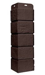 Угол Шоколадный со швом RAL 7006. Состаренный кирпич Design
