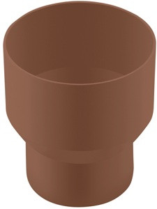 Муфта трубы переходная ПВХ водостока Альта-Профиль, фото 1