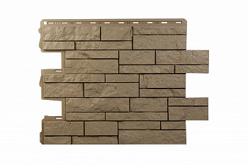 Фасадные панели "Камень Шотландия ЭКО", бежевый, фото 1
