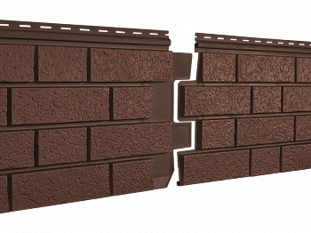 Фасадные панели Стоун Хаус S-Lock Клинкер терракотовый, фото 1