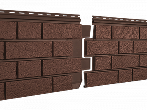 Фасадные панели Стоун Хаус S-Lock Клинкер терракотовый