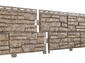 Фасадные панели Stone House. Бурый. Сланец, фото 1