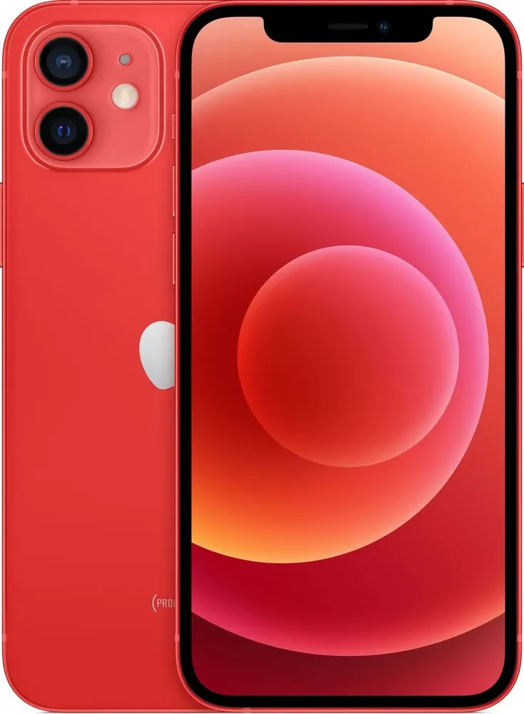 Смартфон Apple iPhone 12 128 ГБ, красный - фото 1 - id-p109408175