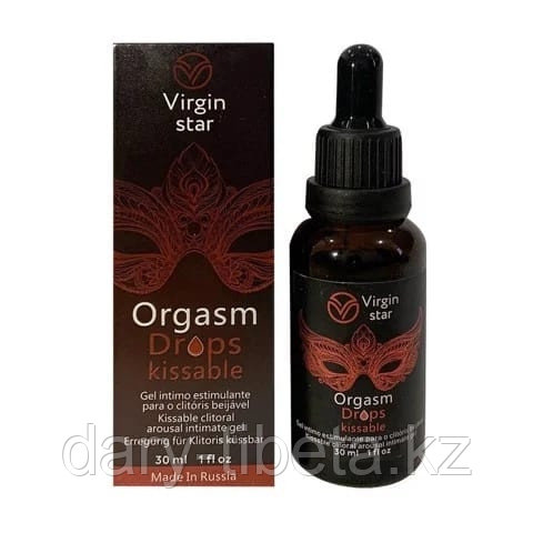 Orgazm drops, женские возбуждающие капли от Virgin Star