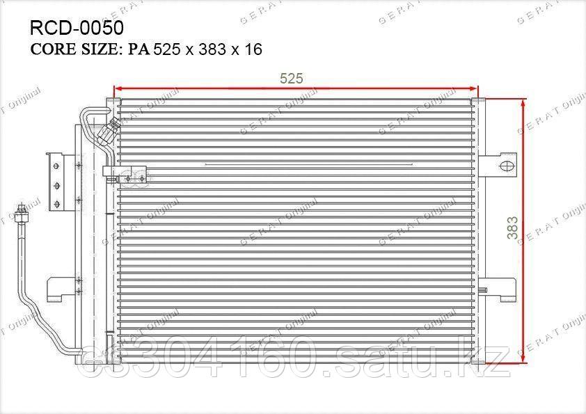 Радиатор  MERCEDES-BENZ_A-Series_c 1997 по 2005_1.4 / 1.6