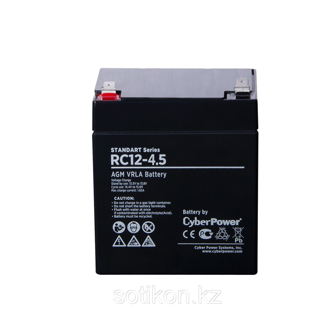 Аккумуляторная батарея CyberPower RC12-4.5 12В 4.5 Ач - фото 2 - id-p109390028