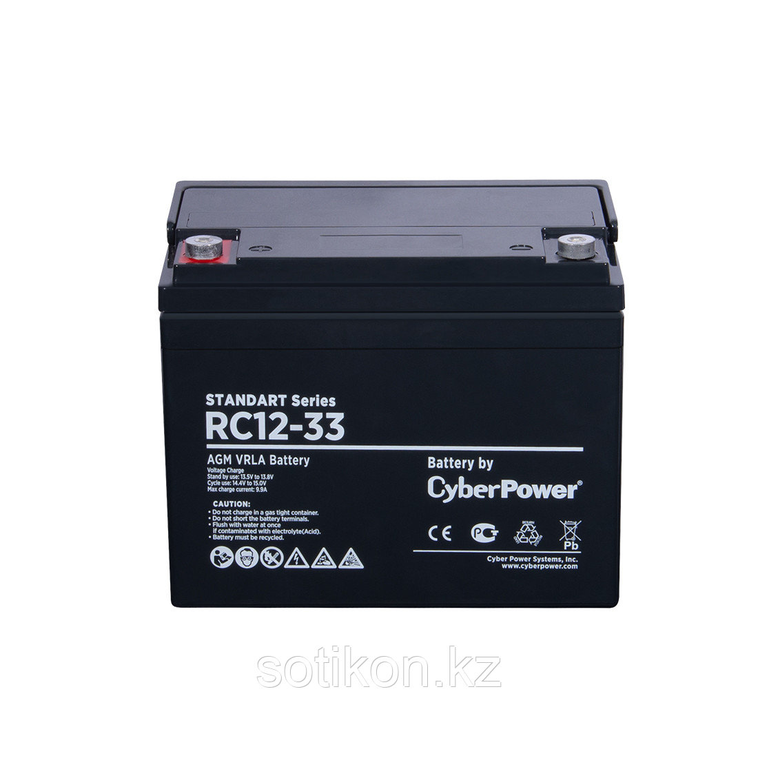 Аккумуляторная батарея CyberPower RC12-33 12В 33 Ач - фото 2 - id-p109390039