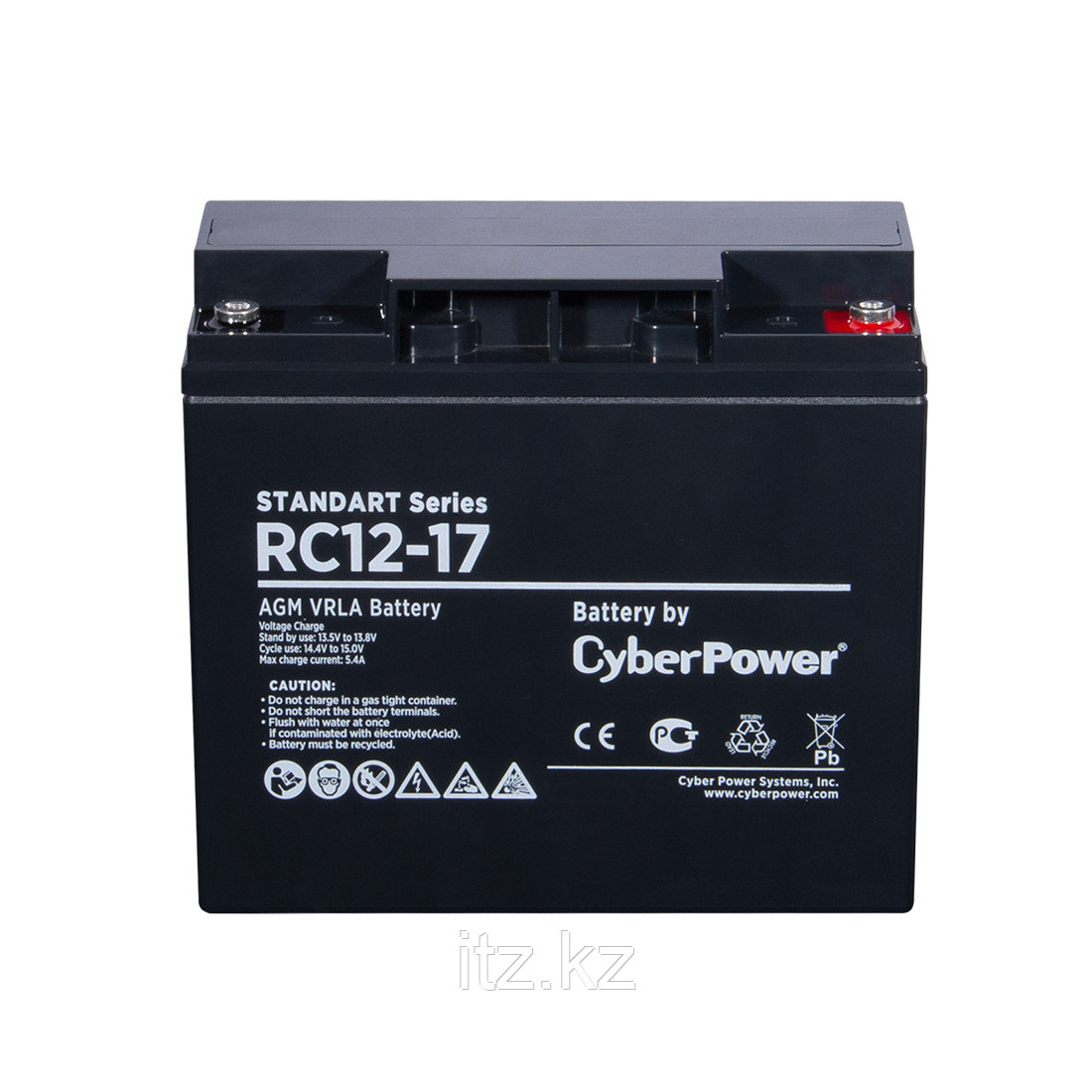 Аккумуляторная батарея CyberPower RC12-17 12В 17 Ач - фото 2 - id-p109389806