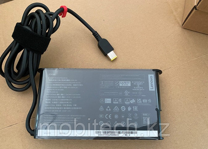 Блоки питания Lenovo 20V 11.5A 230w ADL230SLC3A slim Y540-15IRH SQUARE pin Original (без силового кабеля)