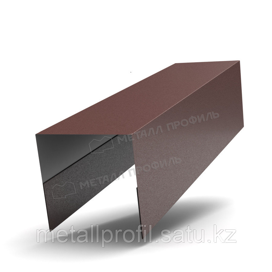 Металл Профиль Планка П-образная 20х20х2000 (VikingMP E-20-RR32-0.5) - фото 1 - id-p108542335