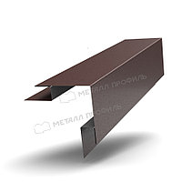 Металл Профиль Планка угла наружного сложного 75х75х3000 (VikingMP-01-8019-0.45)