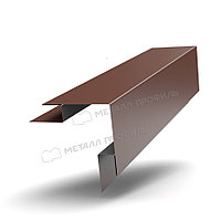 Металл Профиль Планка угла наружного сложного 75х75х3000 (ПЭ-01-8017-0.45)
