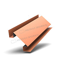Металл Профиль Планка угла внутреннего сложного 75х3000 (VikingMP-01-8004-0.45)