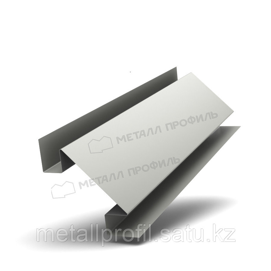 Металл Профиль Планка угла внутреннего сложного 75х3000 (ПЭ-01-9002-0.45) - фото 1 - id-p109429997