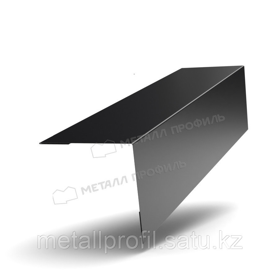 Металл Профиль Планка угла наружного 30х30х3000 (PURMAN-20-9005-0.5) - фото 1 - id-p109430023