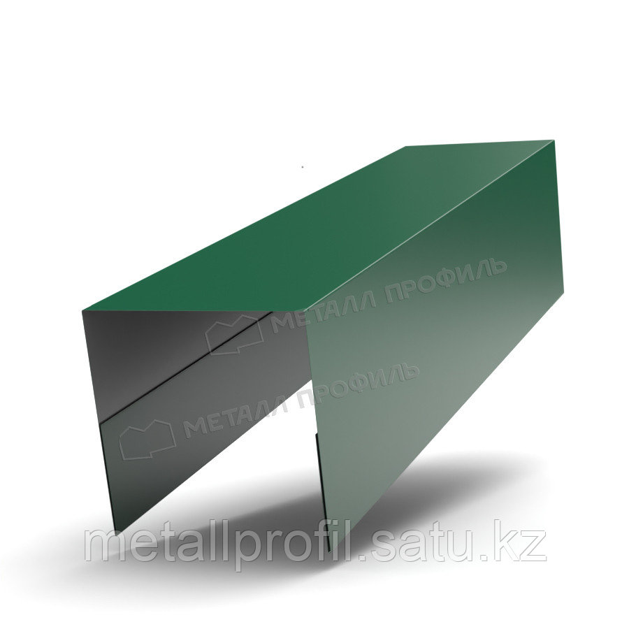 Металл Профиль Планка П-образная 20х20х2000 (ПЭ-01-6005-0.45)